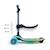 Trottinette Kinderkraft RAKET UP 2 en 1 avec Siège Réglable, Roues RGB et LED, Guidon Ajustable et Pliage Compact Beige+Black+Blue+Pink 15 - vertbaudet enfant 