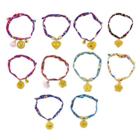 Bracelets fleuris 'mi amor' à créer MULTICOLORE 2 - vertbaudet enfant 