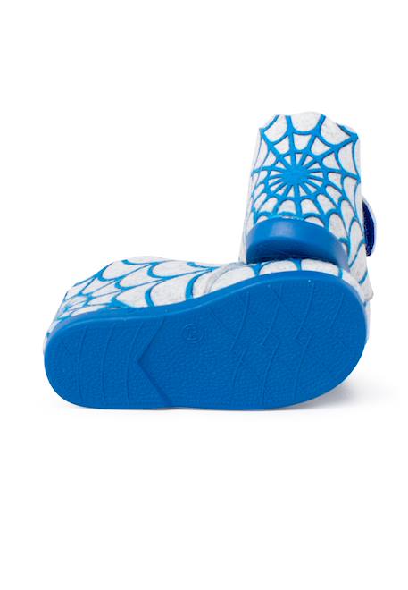 Chaussons en feutre avec fermeture adhésive Licorne multicolore+Toile d'araignée bleue 10 - vertbaudet enfant 