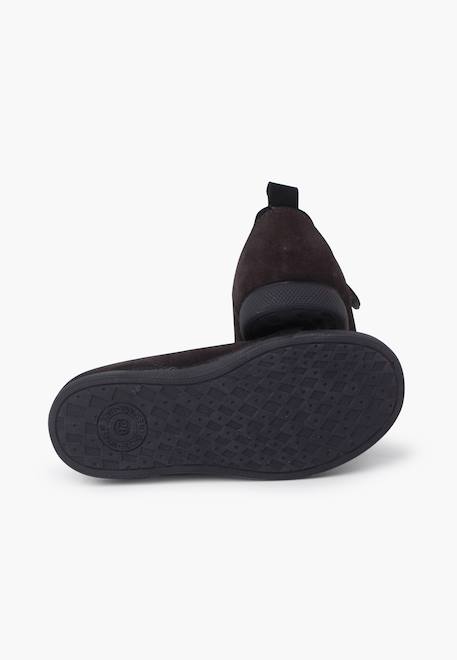 Baskets avec fermeture adhérente et laçage élastique Camel+Gris 9 - vertbaudet enfant 