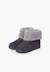 Bottes à col roulé en fourrure pour fille Bleu marine+Gris+Rose+Taupe 10 - vertbaudet enfant 