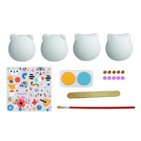Figurine en platre à décorer MULTICOLORE 3 - vertbaudet enfant 