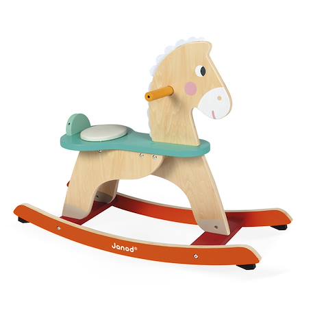 Cheval à bascule évolutif zigolos Multicolore 1 - vertbaudet enfant 