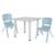 Table enfant avec 2 chaises Bleu clair et gris+Gris+Rose et gris+Vert 1 - vertbaudet enfant 
