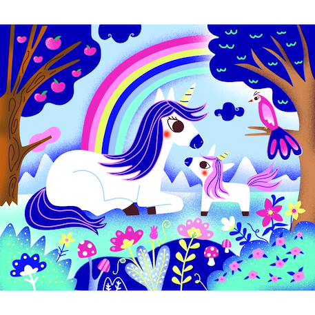 Scratch art irisés licornes MULTICOLORE 4 - vertbaudet enfant 