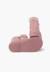 Bottines chelsea pour filles avec col en fourrure Gris+Rose+Taupe 9 - vertbaudet enfant 