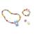 4 bijoux en bois à créer petits chats MULTICOLORE 2 - vertbaudet enfant 