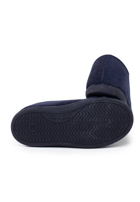 Baskets en velours côtelé avec bout en caoutchouc Bleu marine+Gris+Taupe 3 - vertbaudet enfant 
