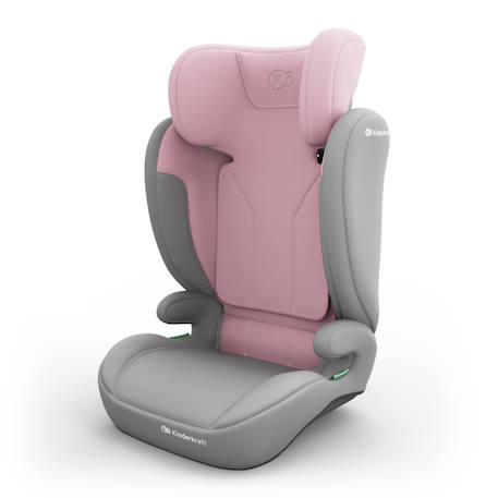 Siège Auto Kinderkraft I-SPARK 2 PLUS i-Size 100-150 cm 2 en 1 avec Booster, H-GUARD, SPS et Appuie-Tête 10 Positions Gris+Noir+Rose+Vert 15 - vertbaudet enfant 