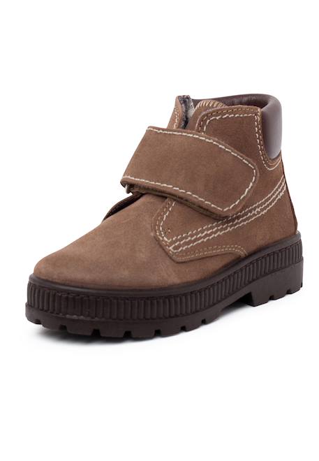 Bottes à semelle de piste avec coutures fermeture adhérentes Bleu marine+Gris+Taupe 14 - vertbaudet enfant 