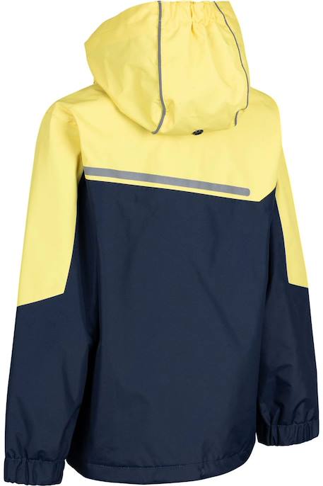 Veste imperméable  pvc coating submerged Bleu marine / jaune+Vert / bleu marine 2 - vertbaudet enfant 