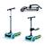 Trottinette Kinderkraft RAKET UP 2 en 1 avec Siège Réglable, Roues RGB et LED, Guidon Ajustable et Pliage Compact Beige+Black+Blue+Pink 13 - vertbaudet enfant 