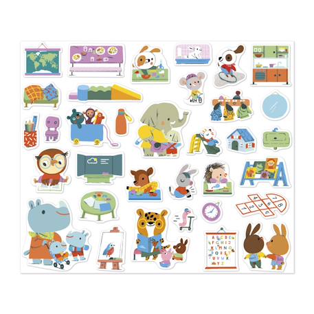 Gommettes l'école maternelle  x200 MULTICOLORE 4 - vertbaudet enfant 