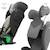 Siège Auto Kinderkraft JUNIOR FIX 2 PLUS 100-150 cm avec ISOFIX, H-GUARD, SPS, AIR FLOW et Appuie-Tête Réglable Black+Green+Grey+Pink 15 - vertbaudet enfant 