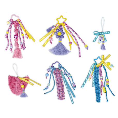 Kit créatif bijoux de sac MULTICOLORE 2 - vertbaudet enfant 