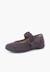 Chaussures babies bride froncée et nœud pour fille Bleu marine+Gris+Rose+Sable 8 - vertbaudet enfant 