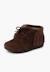 Bottes frangées à lacets premiers pas Bleu marine+Gris+Marron+Rose+Taupe 14 - vertbaudet enfant 