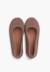 Ballerines plates en suède pour filles s Bordeaux+Gris foncé+Taupe 17 - vertbaudet enfant 