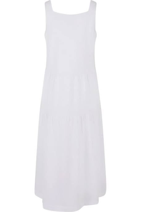 Robe coton valance Blanc+Mangue+Vert 2 - vertbaudet enfant 