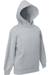 Sweat à capuche coton premium Blanc+Gris chiné 4 - vertbaudet enfant 