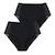 Lot de 2 culottes midi pour fuites urinaires femme Noir 4 - vertbaudet enfant 