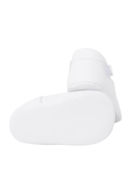 Salomés en cuir avec fermeture scratch Beige+Blanc+Bleu marine+Couleur cuir+Gris 9 - vertbaudet enfant 