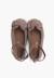 Ballerines fille double nœud et bracelet Taupe 5 - vertbaudet enfant 
