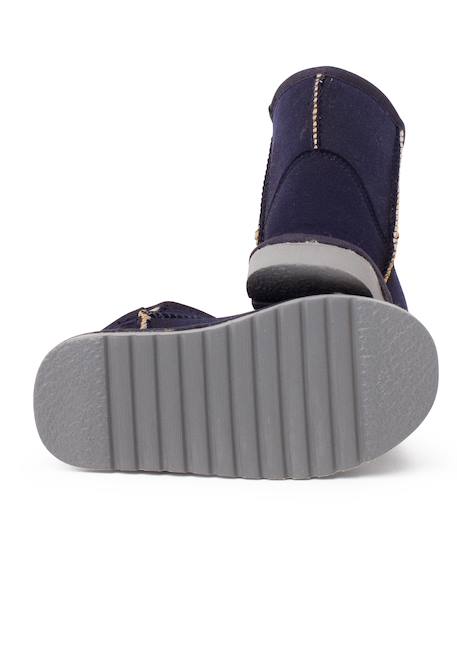 Low boots type australien enfants Bleu marine+Camel+Gris 3 - vertbaudet enfant 