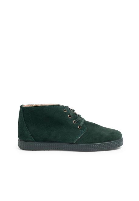Bottes fourrées pour enfant à lacets Bleu+Bleu marine+Bordeaux+Camel+Taupe+Vert 30 - vertbaudet enfant 