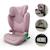 Siège Auto Kinderkraft JUNIOR FIX 2 PLUS 100-150 cm avec ISOFIX, H-GUARD, SPS, AIR FLOW et Appuie-Tête Réglable Black+Green+Grey+Pink 23 - vertbaudet enfant 