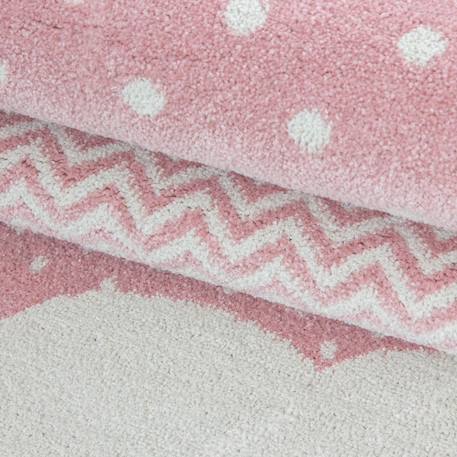 Tapis enfant tissé cloudy Bleu+Rose 7 - vertbaudet enfant 