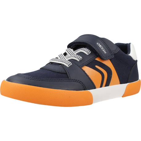 Basket garçon modèle j gisli boy Blanc c0551+Bleu c0659 10 - vertbaudet enfant 