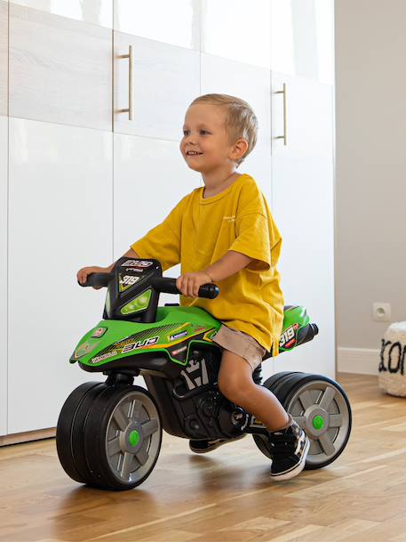 Draisienne moto street avec roues silencieuses Gris anthracite et orange+Rouge corail+Vert bud racing 13 - vertbaudet enfant 