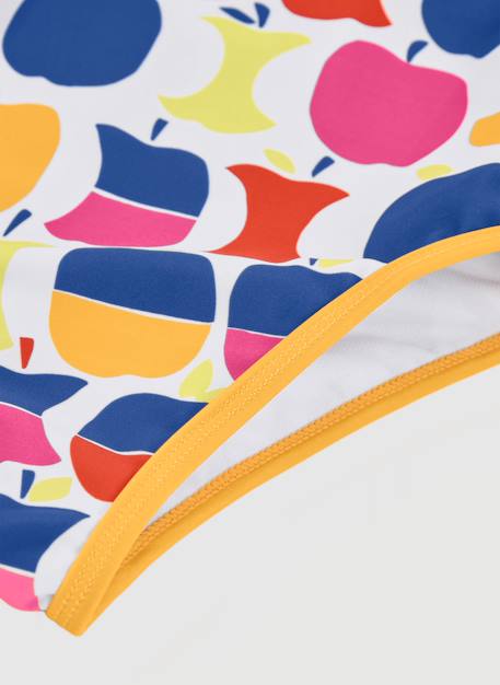 Maillot de bain fille imprimé pommes Multicolore 4 - vertbaudet enfant 