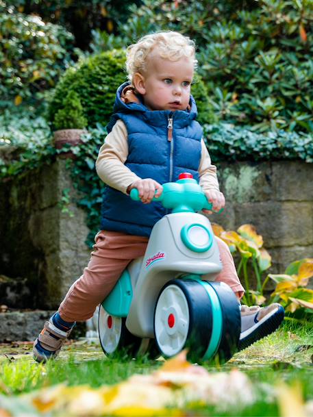 Draisienne strada - Scooter à roues silencieuses Bleu et jaune+Crème et rose+Crème et vert 15 - vertbaudet enfant 