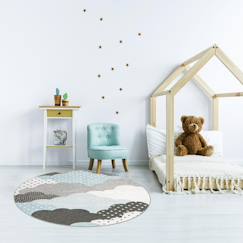 Linge de maison et décoration-Décoration-Tapis-Tapis enfant tissé cloudy