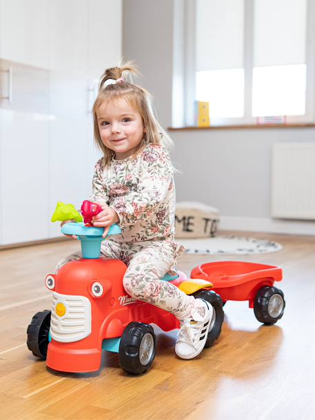 Porteur tracteur avec remorque Rouge+Vert Claas+Vert vintage 1 - vertbaudet enfant 