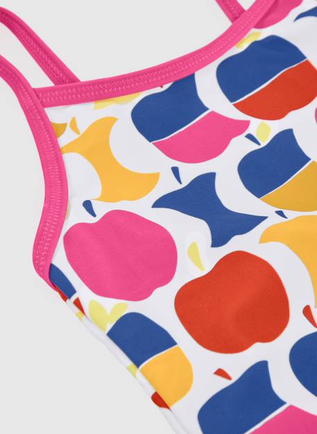 Maillot de bain fille imprimé pommes Multicolore 3 - vertbaudet enfant 