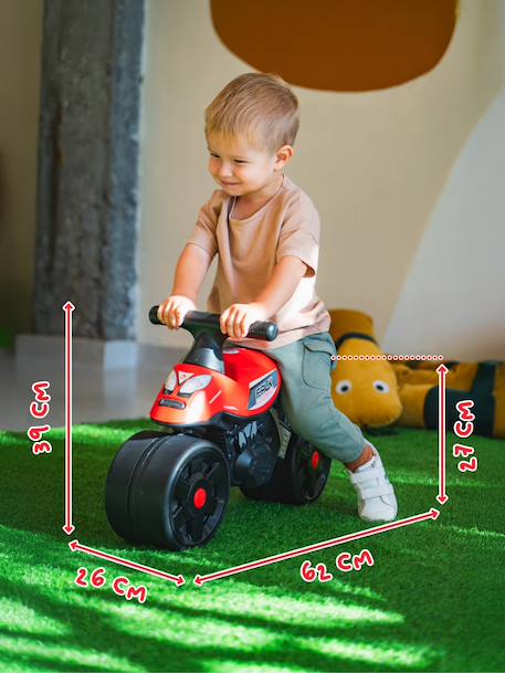 Draisienne baby moto à roues silencieuses Bleu Aqua+Rouge+Rouge corail+Vert bud racing 11 - vertbaudet enfant 