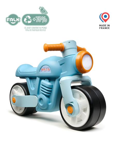 Draisienne moto premier avec roues silencieuses Bleu+Gris+Rouge 4 - vertbaudet enfant 