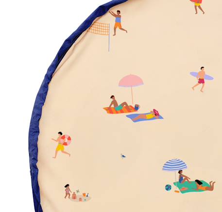 Play&go - tapis de jeu & sac à jouets outdoor - beach Blue & beige 4 - vertbaudet enfant 