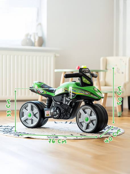Draisienne moto street avec roues silencieuses Gris anthracite et orange+Rouge corail+Vert bud racing 17 - vertbaudet enfant 