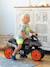 Draisienne moto street avec roues silencieuses Gris anthracite et orange+Rouge corail 3 - vertbaudet enfant 
