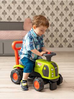 Jouet-Porteur tracteur claas 1er âge avec roues silencieuses