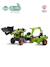 Tractopelle à pédales avec excavatrice arrière et remorque Jaune komatsu+Orange+Vert claas+Vert vintage 13 - vertbaudet enfant 