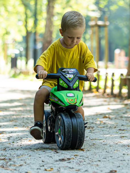 Draisienne moto street avec roues silencieuses Gris anthracite et orange+Rouge corail+Vert bud racing 15 - vertbaudet enfant 