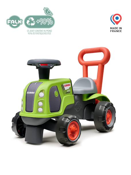 Porteur tracteur claas 1er âge avec roues silencieuses Vert claas 4 - vertbaudet enfant 