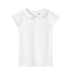 T-shirt   à col claudine et manches courtes  sophia  - vertbaudet enfant