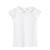 T-shirt   à col claudine et manches courtes  sophia Blanc or 1 - vertbaudet enfant 