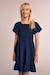 Robe smockée Navy blue+Rouge 4 - vertbaudet enfant 